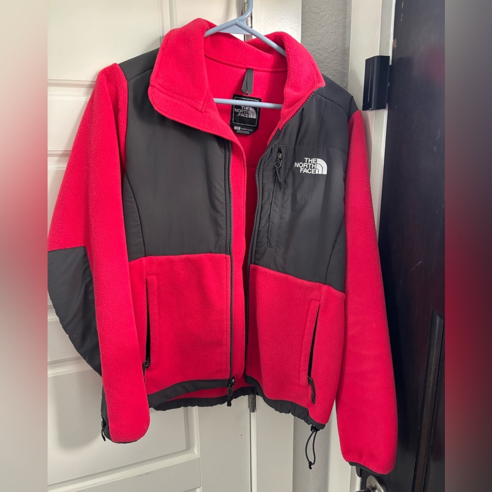 The North Face Hot pink fleece jacket